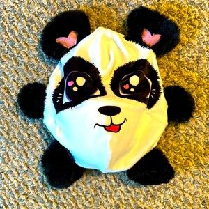 DEFLATED FUZZY WUBBLE PLUSH TOY PANDA BEAR EUC